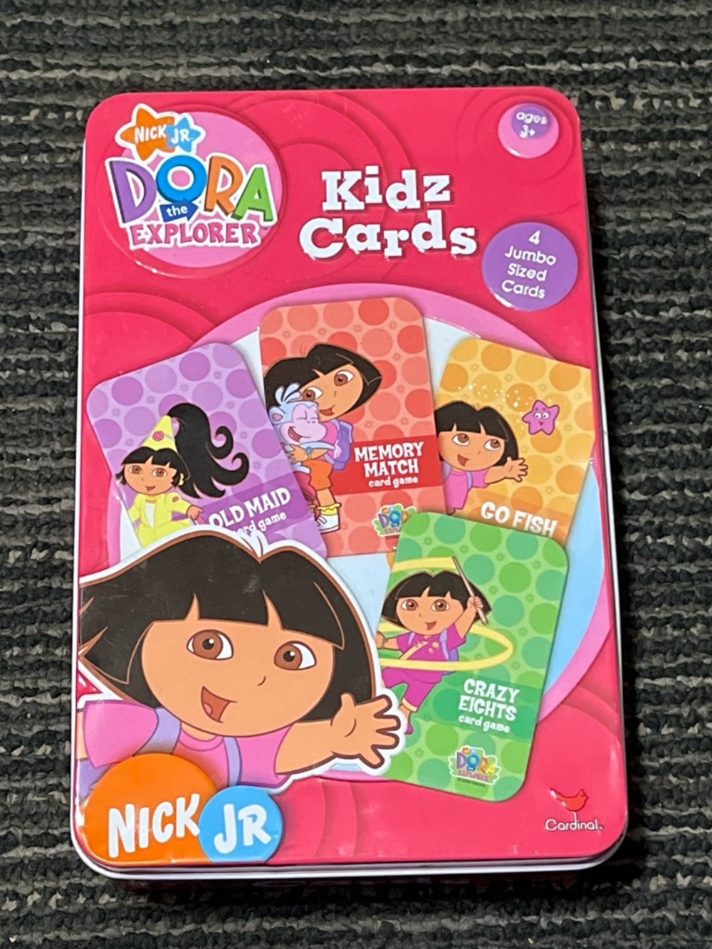 2006 Dora the Explorer Kidz Cards - Pink Jumbo Card Game